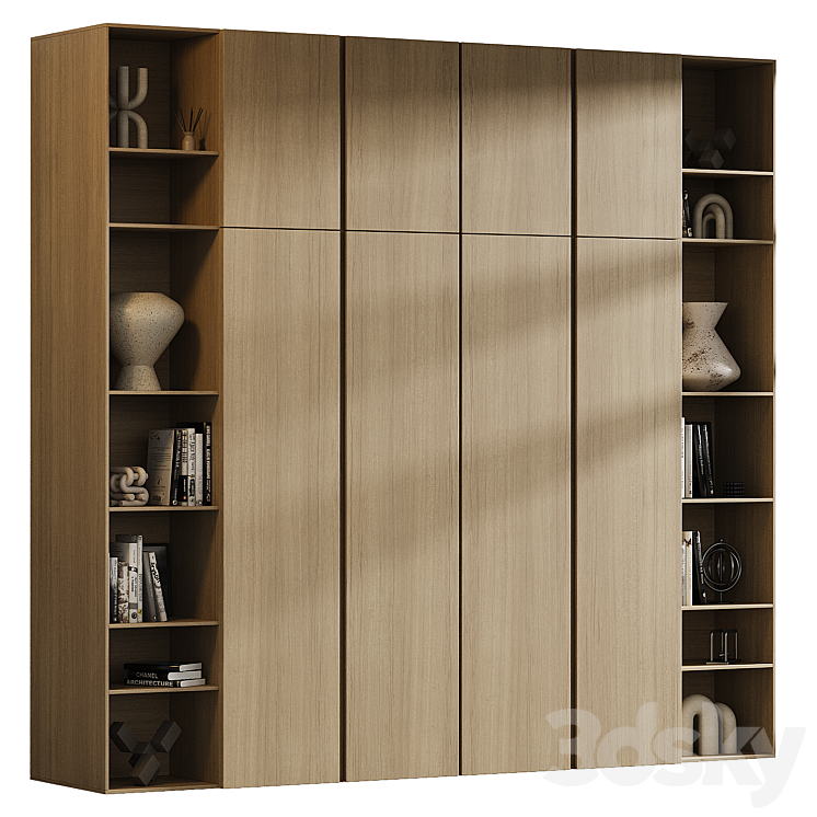 Wardrobe 010 3DS Max Model - thumbnail 1