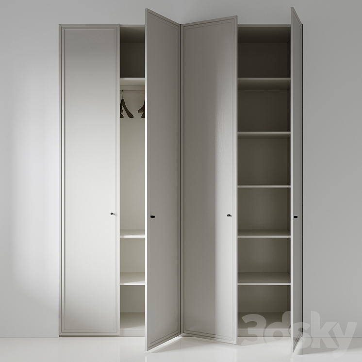 Wardrobe 019 3DS Max - thumbnail 2