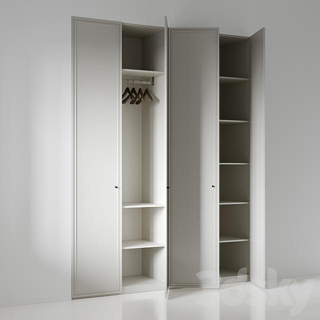 Wardrobe 019 3DS Max Model - thumbnail 5