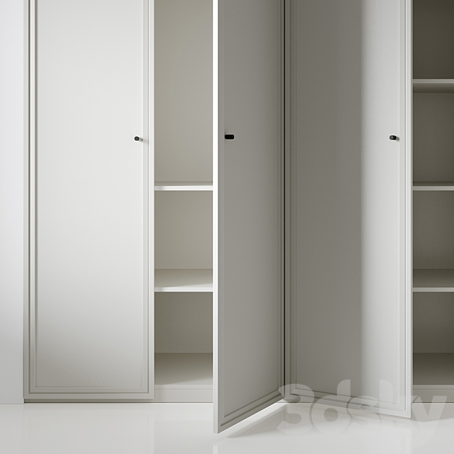 Wardrobe 019 3DS Max Model - thumbnail 6