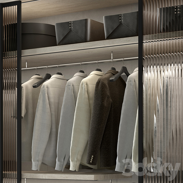 Wardrobe 02 3DS Max - thumbnail 2