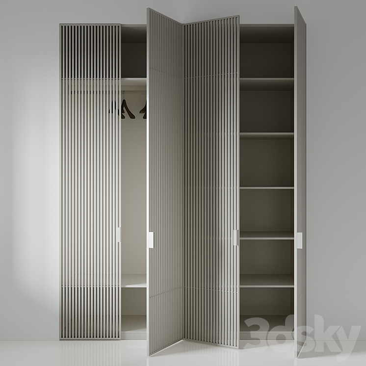 Wardrobe 027 3DS Max Model - thumbnail 2