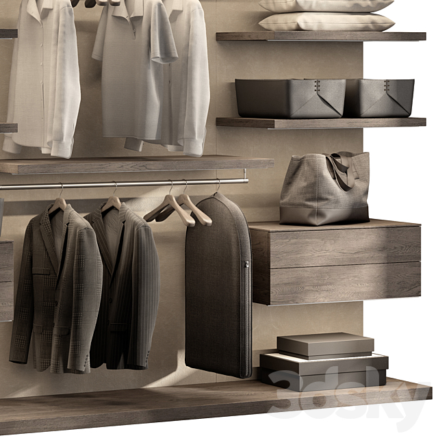 Wardrobe 03 3ds Max - thumbnail 2