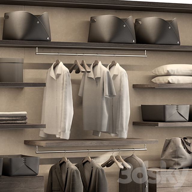 Wardrobe 03 3ds Max - thumbnail 3