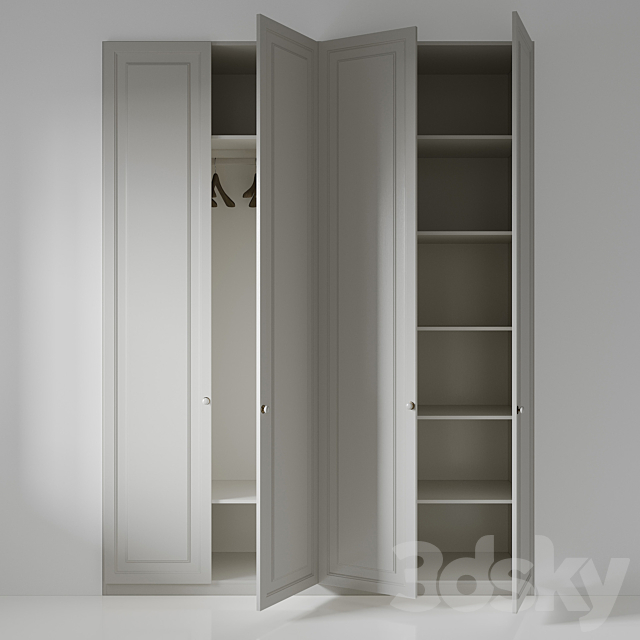 Wardrobe 037 3DS Max Model - thumbnail 2