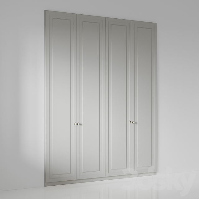 Wardrobe 037 3DS Max Model - thumbnail 3