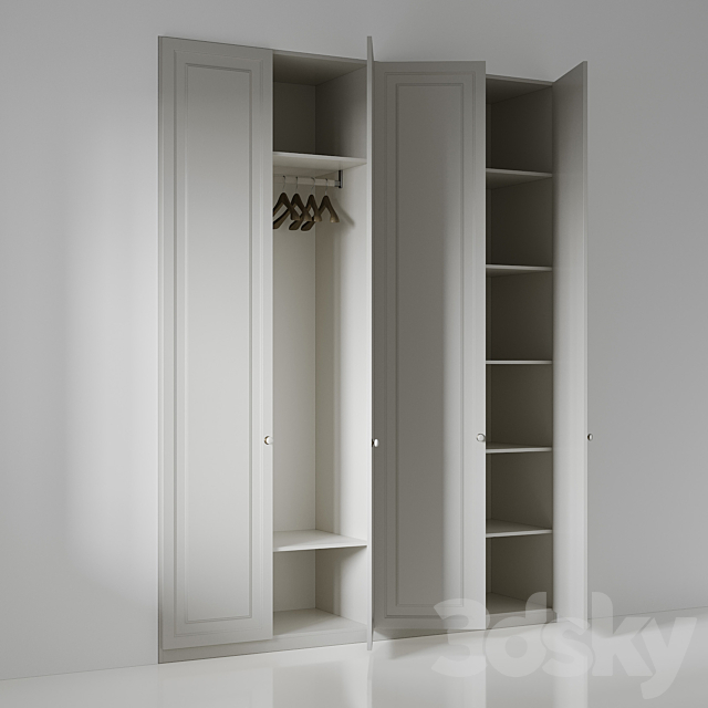 Wardrobe 037 3DS Max Model - thumbnail 4