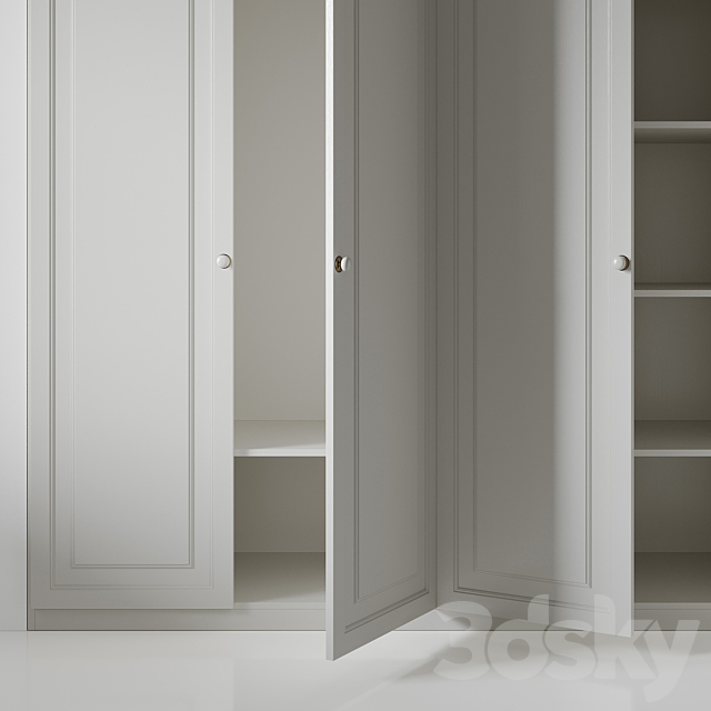 Wardrobe 037 3DS Max Model - thumbnail 6