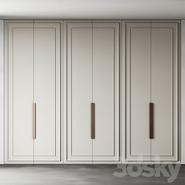 Wardrobe 11 3DS Max Model - thumbnail 2