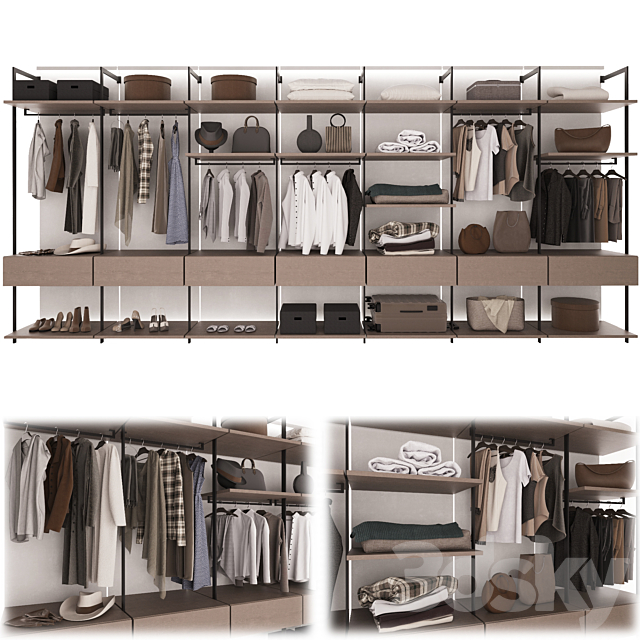 Wardrobe 27 3ds Max - thumbnail 2