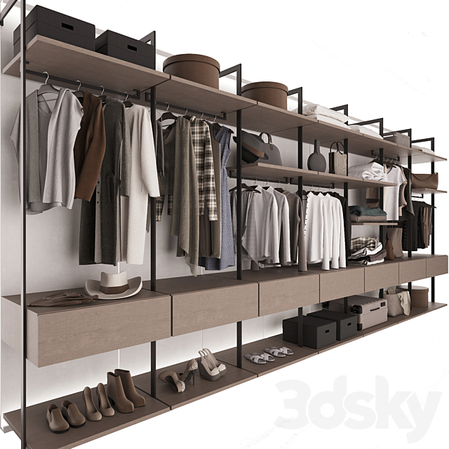 Wardrobe 27 3ds Max - thumbnail 3