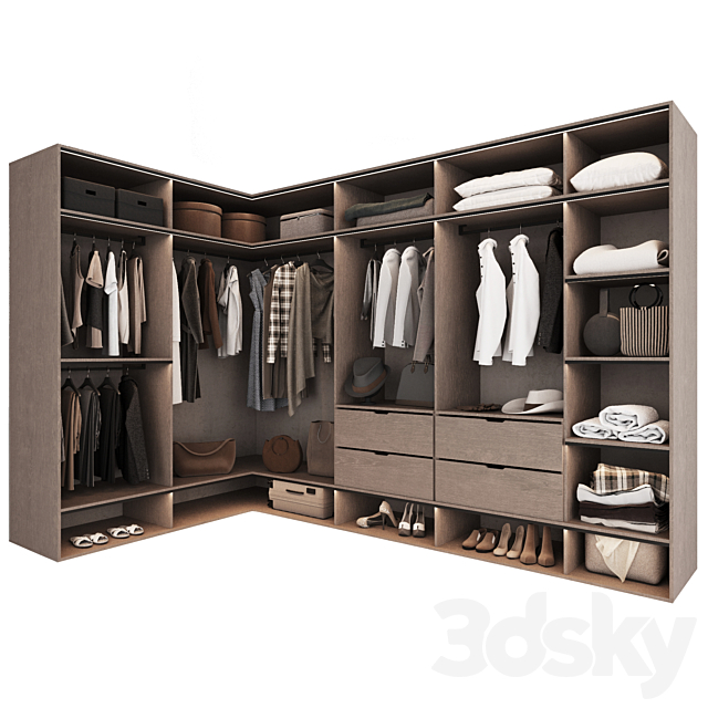 Wardrobe 28 3ds Max - thumbnail 1