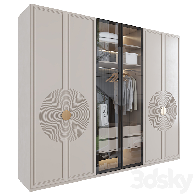 Wardrobe 35 3DS Max Model - thumbnail 2