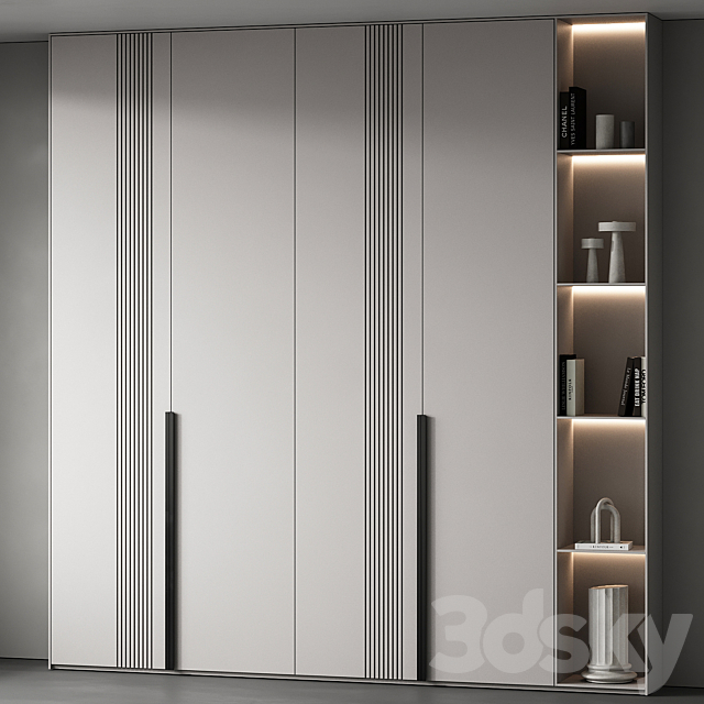 Wardrobe 36 3ds Max - thumbnail 3