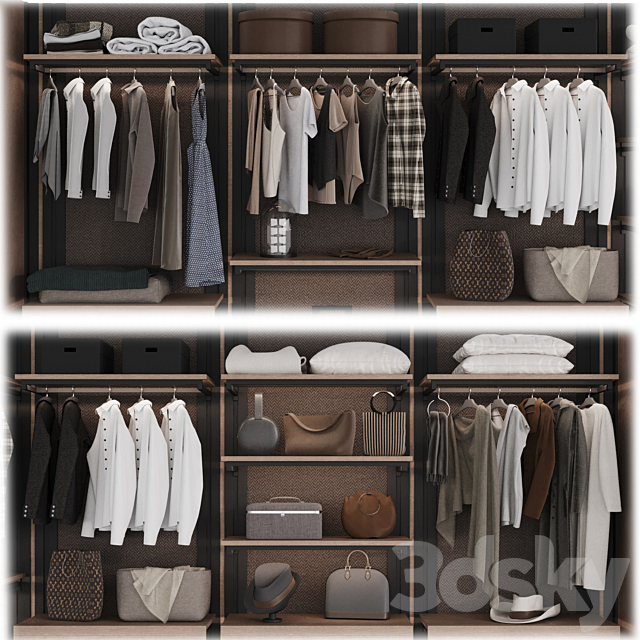 Wardrobe 37 3ds Max - thumbnail 3