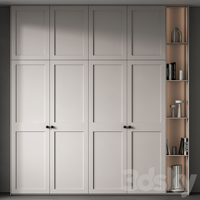 Wardrobe 37 3ds Max - thumbnail 2