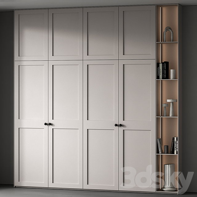 Wardrobe 37 3ds Max - thumbnail 3