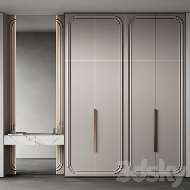 Wardrobe 39 3ds Max - thumbnail 2