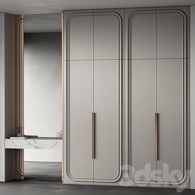 Wardrobe 39 3ds Max - thumbnail 3