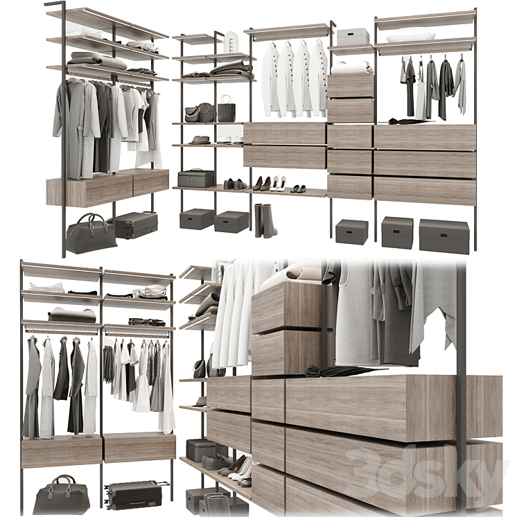 Wardrobe 3DS Max - thumbnail 1