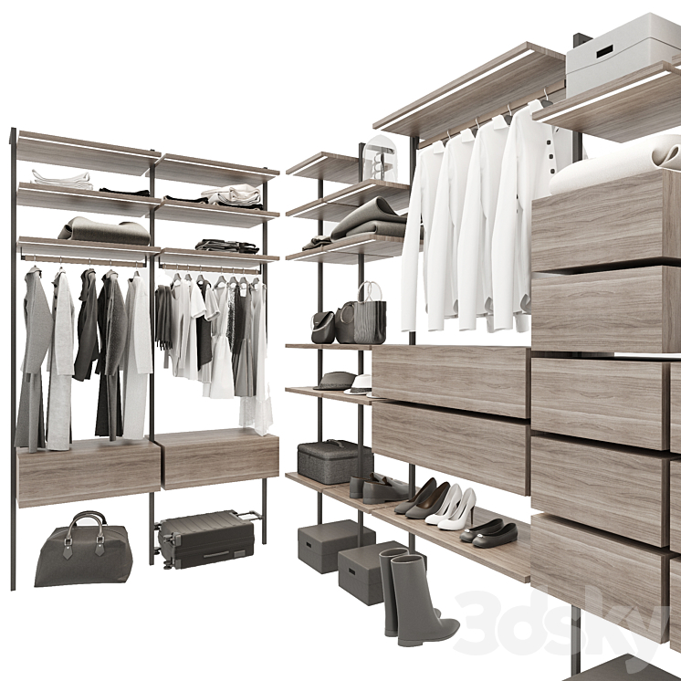 Wardrobe 3DS Max - thumbnail 2