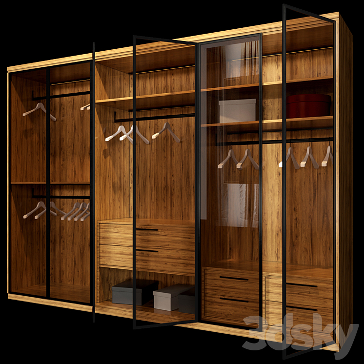 Wardrobe 3DS Max - thumbnail 2