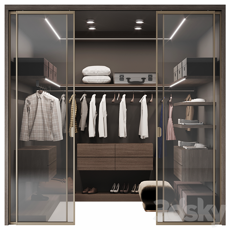 Wardrobe 3DS Max - thumbnail 1