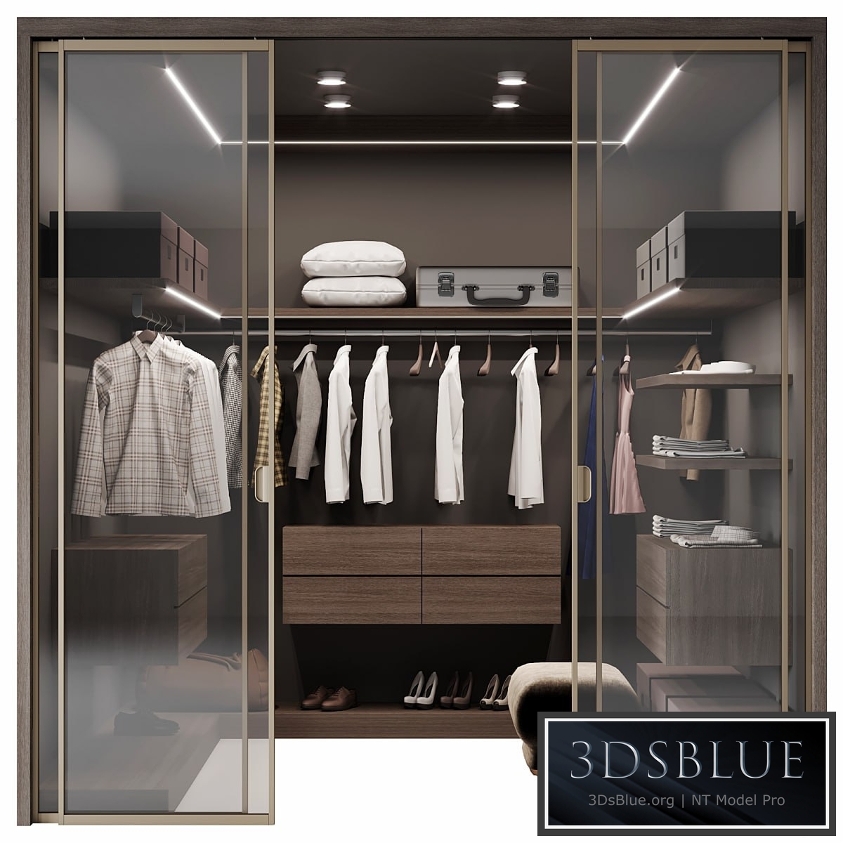 Wardrobe 3DS Max - thumbnail 3