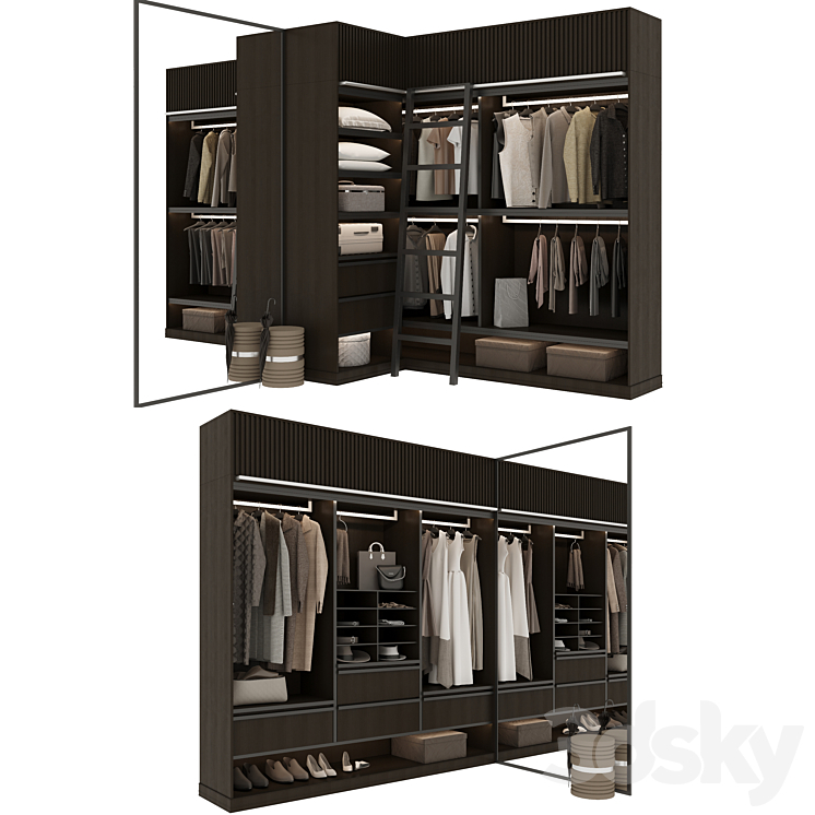 Wardrobe 3DS Max - thumbnail 1