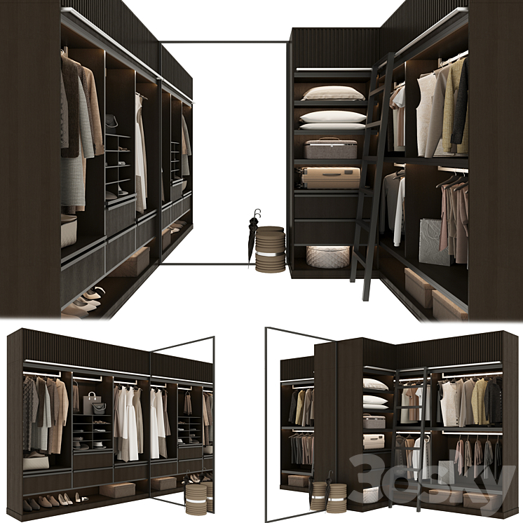 Wardrobe 3DS Max - thumbnail 2