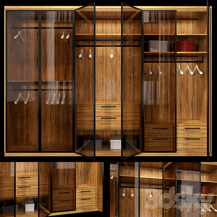 Wardrobe 3DS Max - thumbnail 1