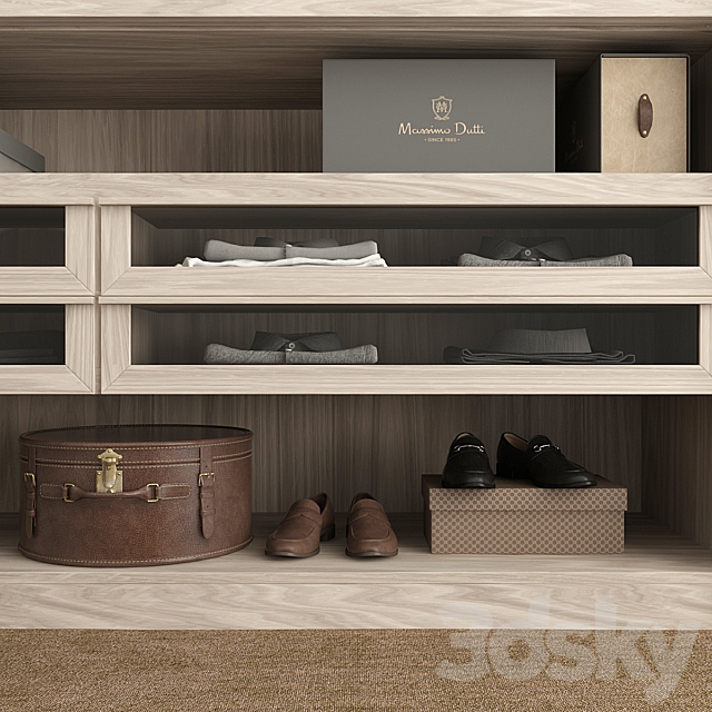 Wardrobe 3DS Max Model - thumbnail 2