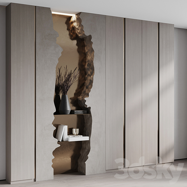 Wardrobe 3DS Max Model - thumbnail 2