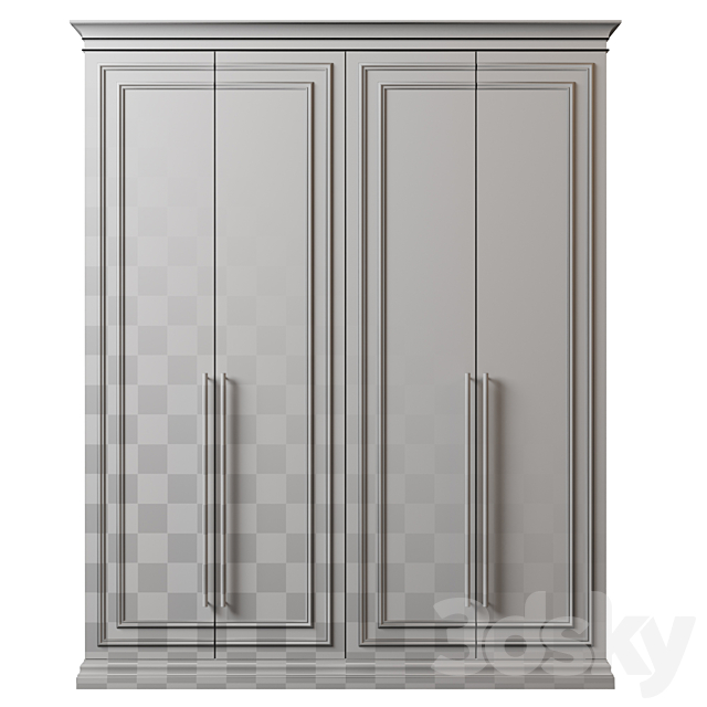 Wardrobe 3DS Max Model - thumbnail 3