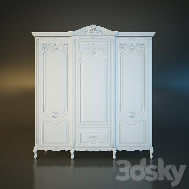 Wardrobe 3DS Max Model - thumbnail 1