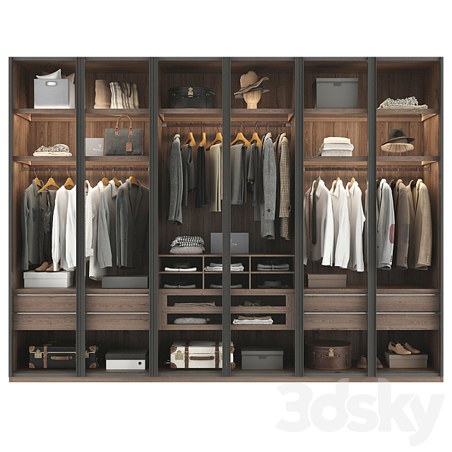 Wardrobe 3DSMax File - thumbnail 1