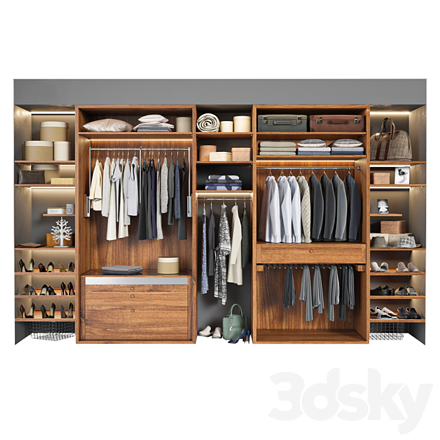 Wardrobe 3DSMax File - thumbnail 1