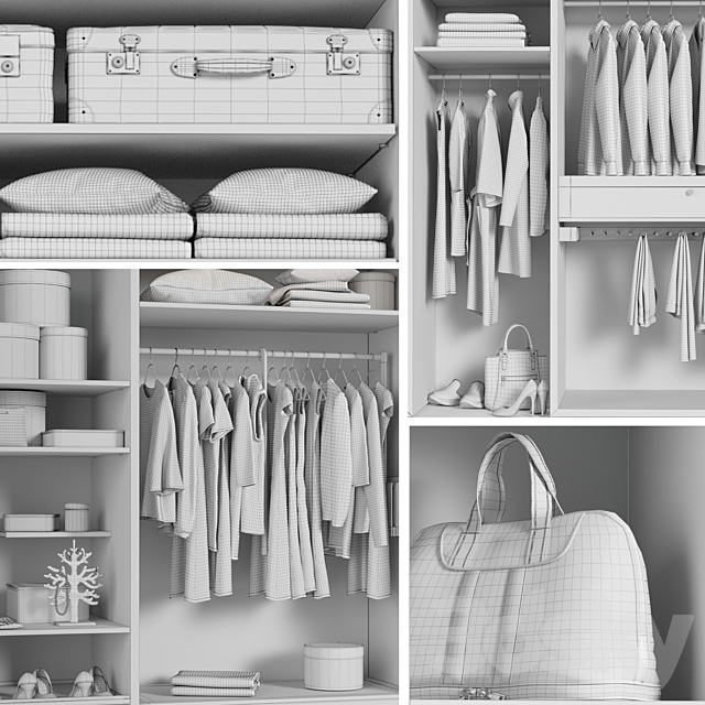 Wardrobe 3DSMax File - thumbnail 5