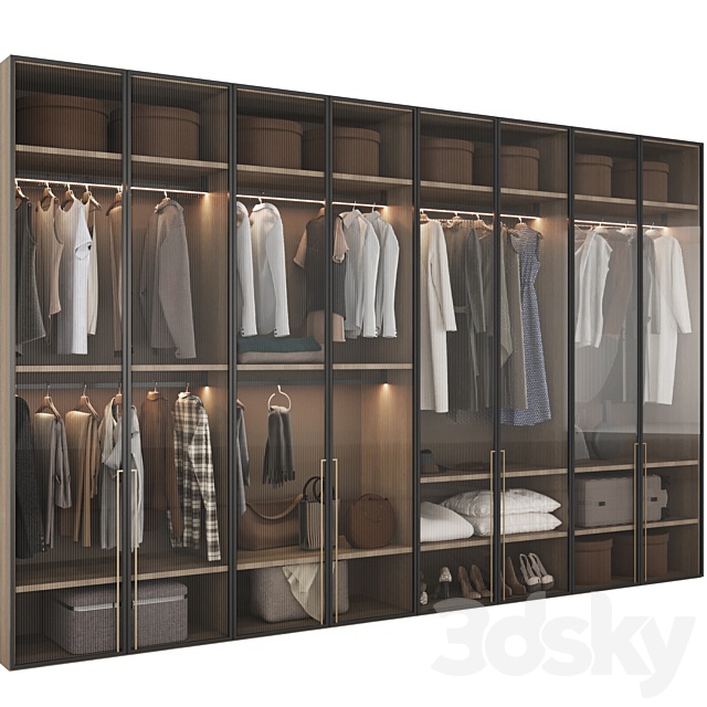 Wardrobe 40 3ds Max - thumbnail 1