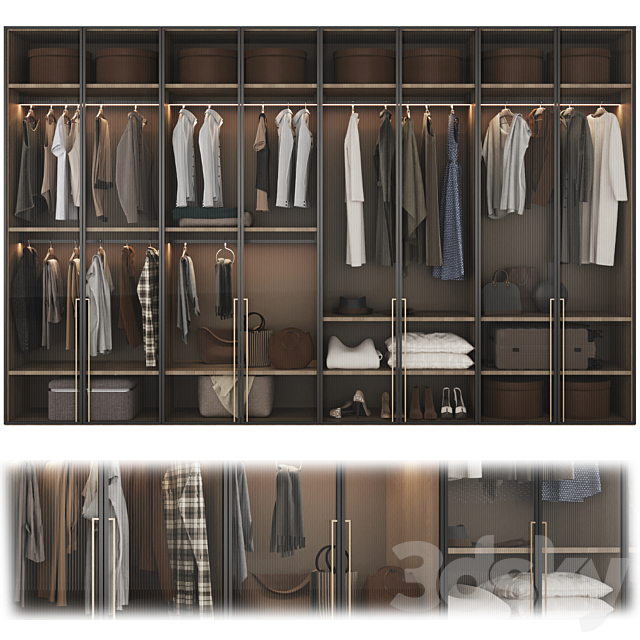 Wardrobe 40 3ds Max - thumbnail 2