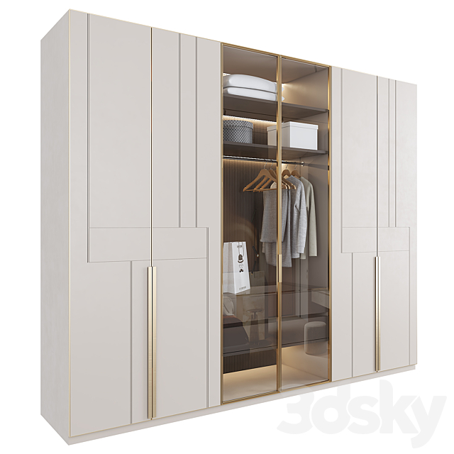 Wardrobe 46 3ds Max - thumbnail 2