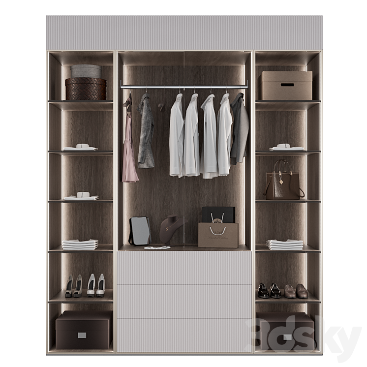 Wardrobe ?5 3DS Max - thumbnail 1