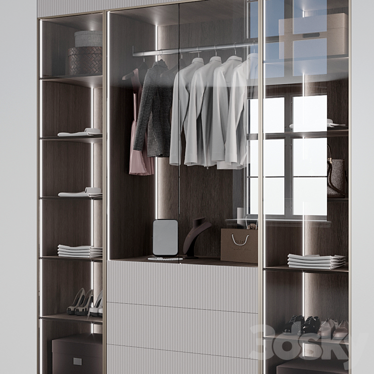 Wardrobe ?5 3DS Max - thumbnail 2