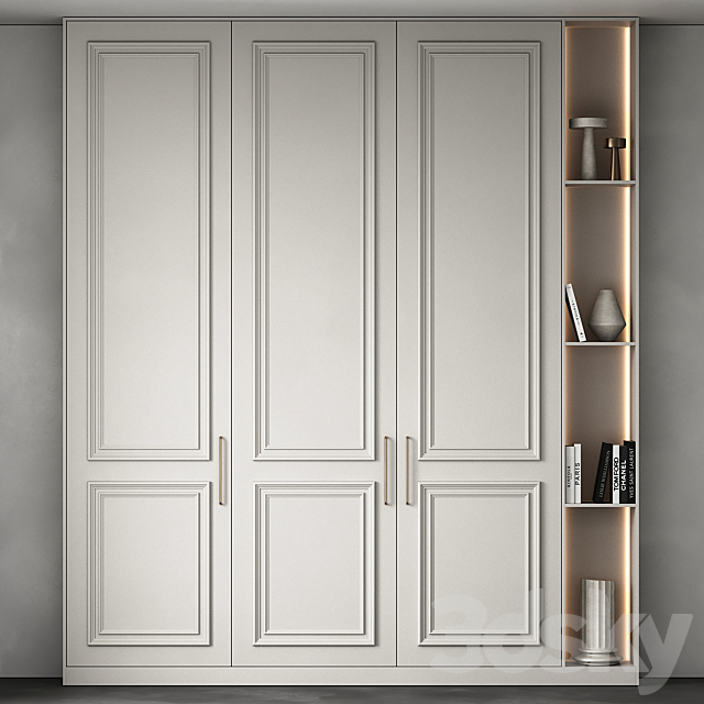 Wardrobe 50 3ds Max - thumbnail 2