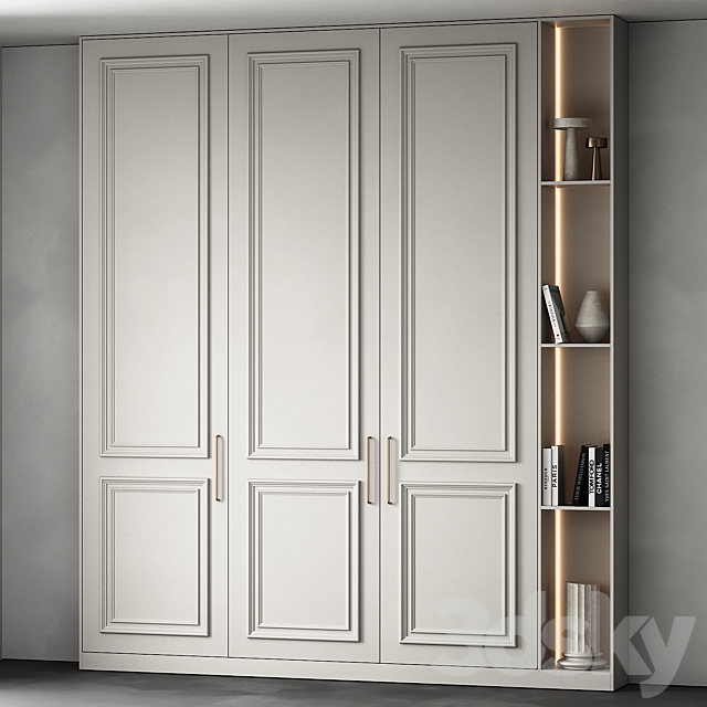 Wardrobe 50 3ds Max - thumbnail 3