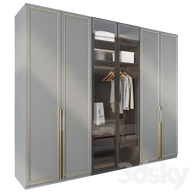 Wardrobe 71 3ds Max - thumbnail 2