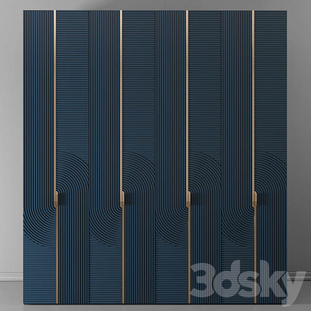 Wardrobe 76 3DS Max Model - thumbnail 2