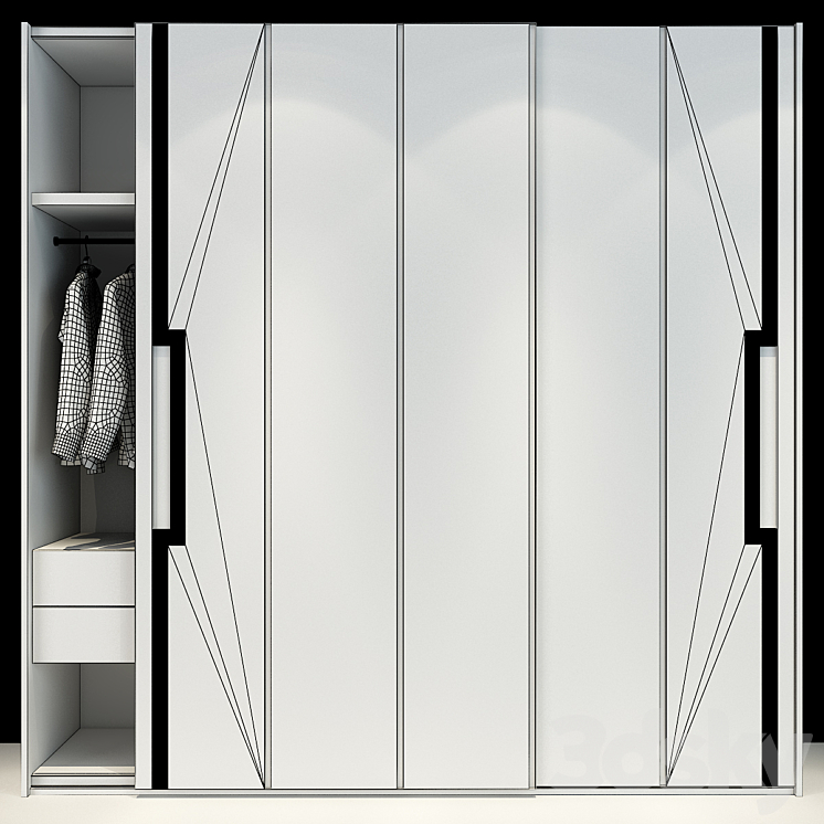 Wardrobe | 80 3DS Max Model - thumbnail 2