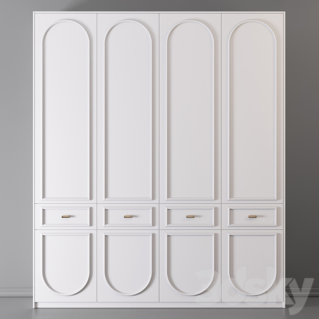 Wardrobe 89 3ds Max - thumbnail 1