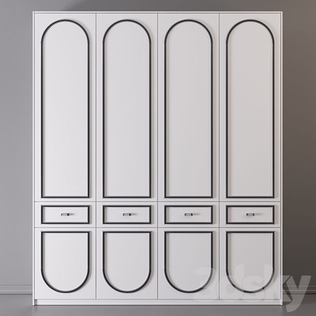 Wardrobe 89 3ds Max - thumbnail 2